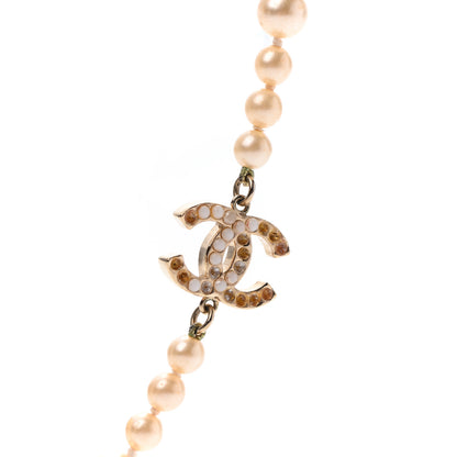 Chanel Pearl CC Long Necklace Gold 3 of 3