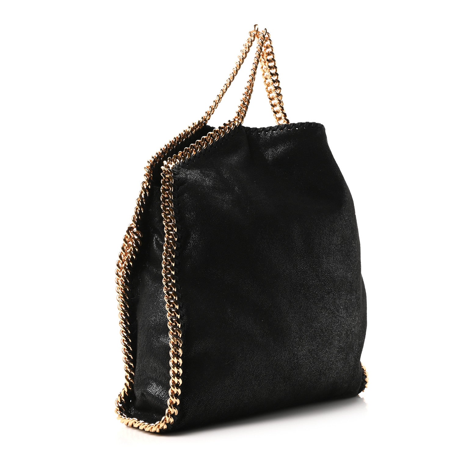 Stella McCartney Shaggy Deer Falabella Fold Over Tote Black 3 of 10