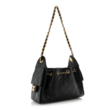 Chanel Caviar Quilted Mini Chanel 25 Handbag Black 3 of 12