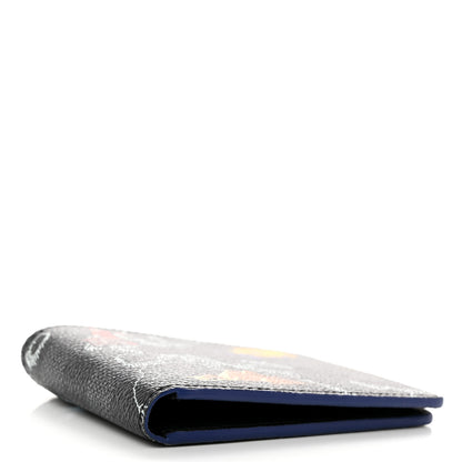 Louis Vuitton Damier Graphite World Map Slender Wallet 4 of 6