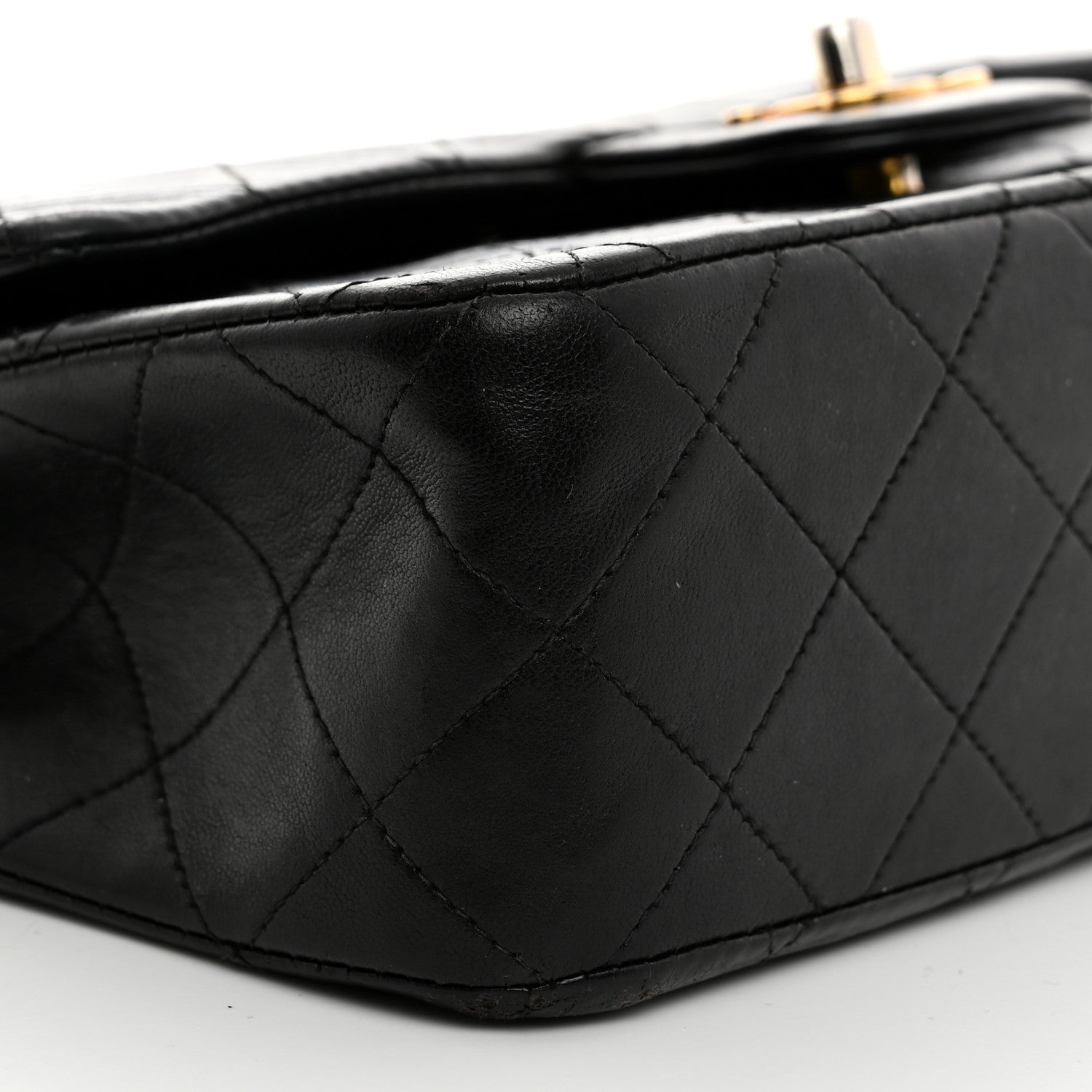 Chanel Lambskin Quilted Small Double Flap Black 9 of 13