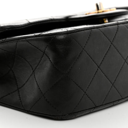Chanel Lambskin Quilted Small Double Flap Black 9 of 13