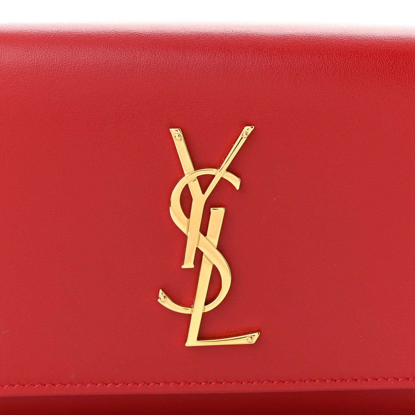 Smooth Calfskin Monogram Kate Belt Bag Red