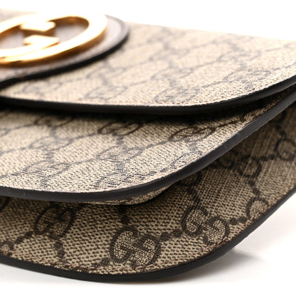 Gucci GG Supreme Monogram Textured Dollar Calfskin Blondie Belt Bag Beige Ebony New Acero 10 of 10