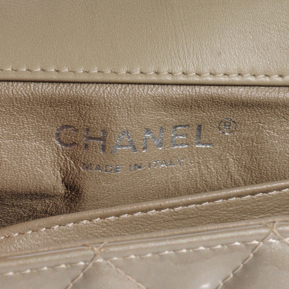 Chanel Patent Quilted Extra Mini Flap Grey 7 of 8