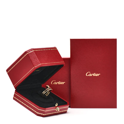 Cartier 18K Yellow Gold Diamond Double Juste Un Clou Ring 54 6.75 5 of 5