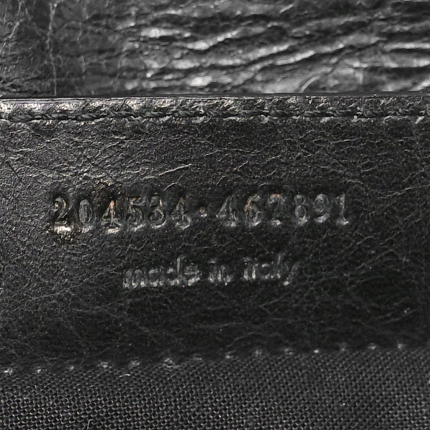 Agneau Giant Brogues Hardware Envelope Clutch Black