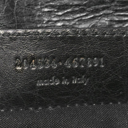 Balenciaga Agneau Giant Brogues Hardware Envelope Clutch Black 7 of 10