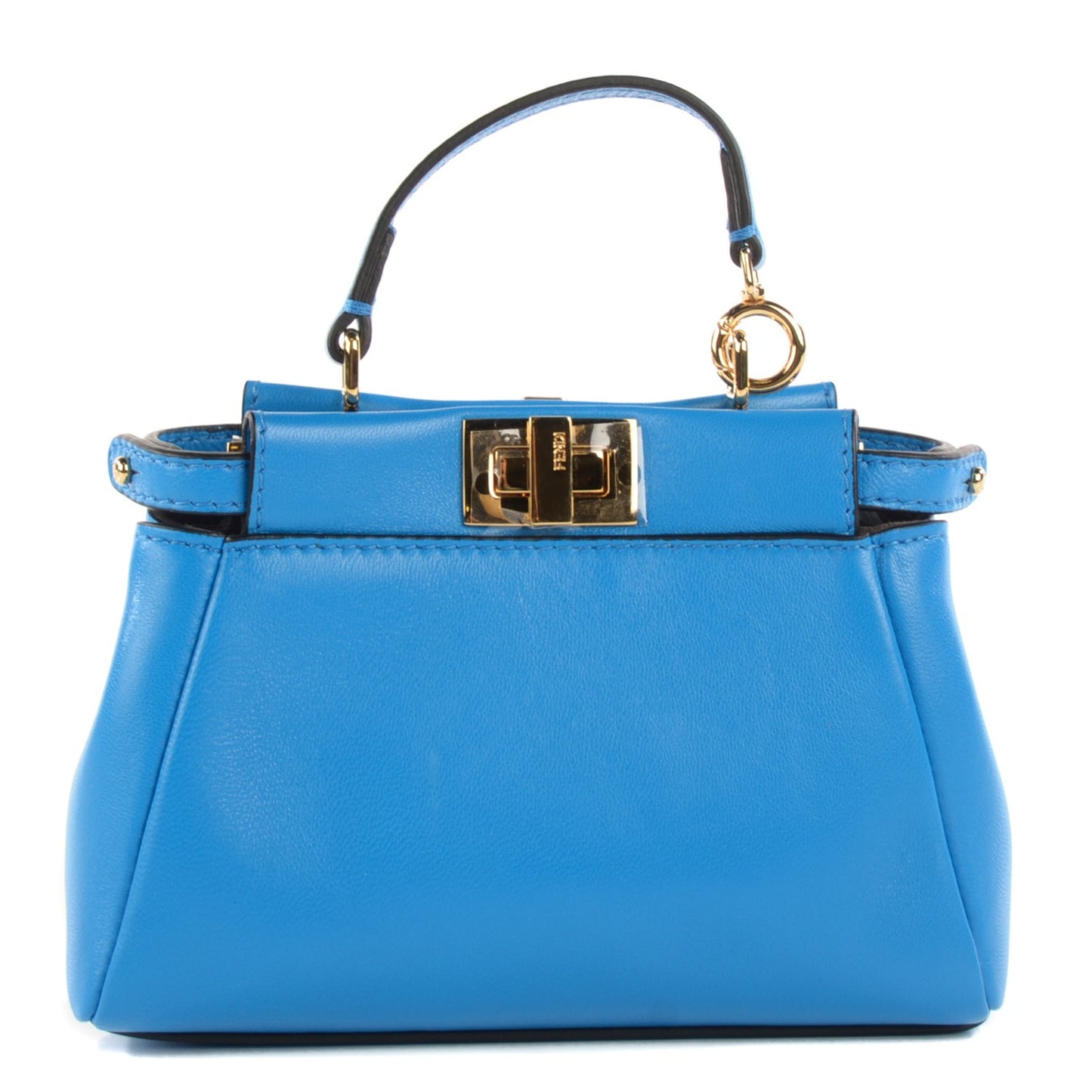 Nappa Micro Peekaboo Iconic Satchel Blu Royal