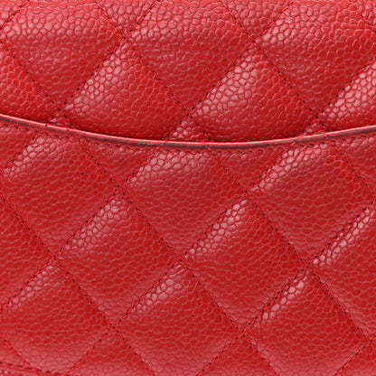 Chanel Caviar Quilted Wallet On Chain WOC Red 14 of 16