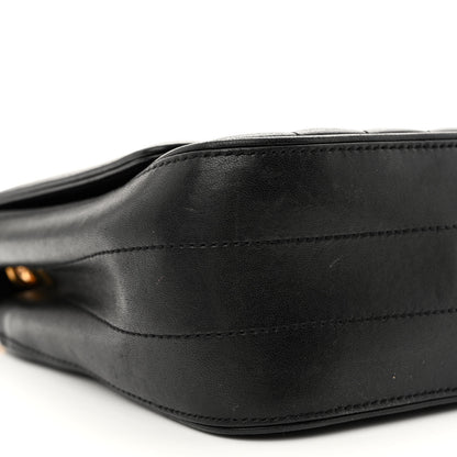 Saint Laurent Lambskin Matelasse Monogram Medium Vicky Chain Bag Black 9 of 12