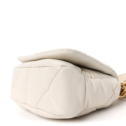 Prada Nappa Metal Quilted Small Patchwork System Flap Bag White 10 of 10