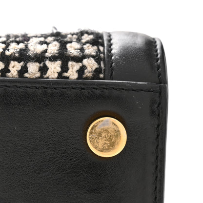 Saint Laurent Tweed Houndstooth Nano Sac De Jour Black 11 of 14