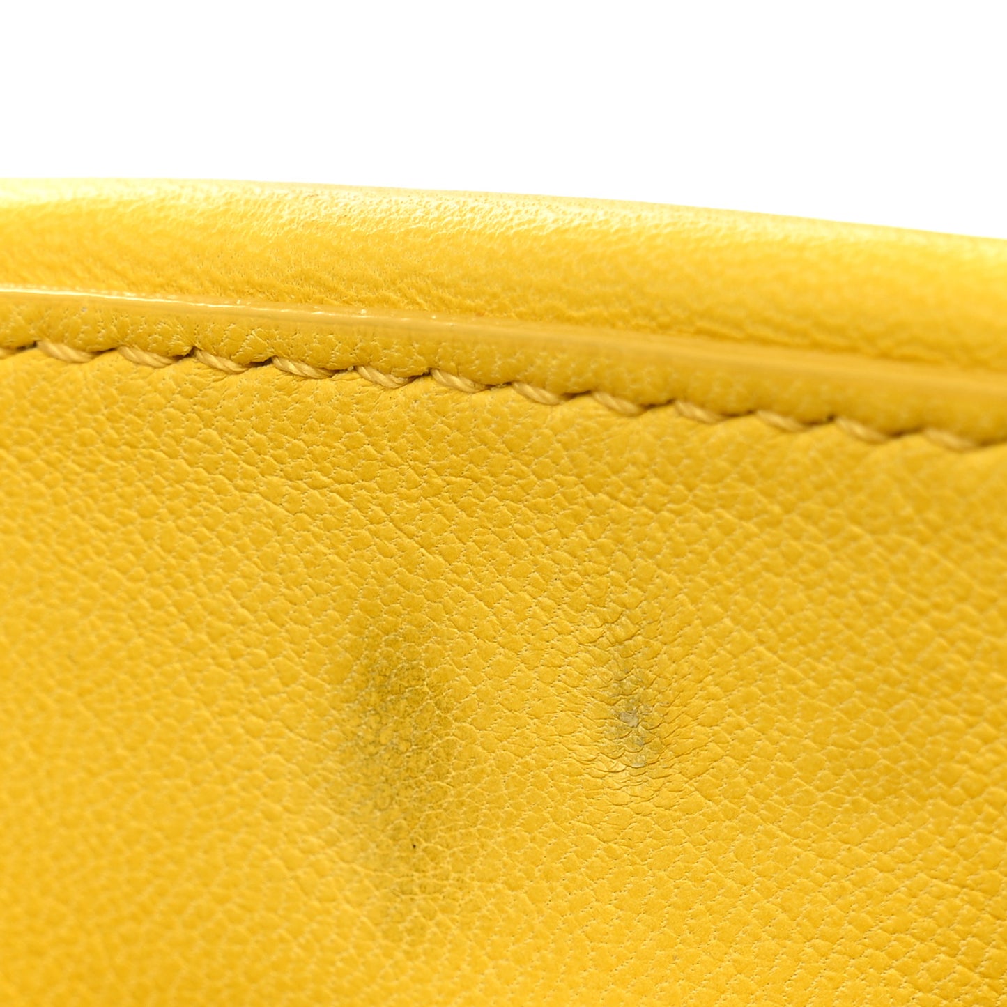 Lambskin Cannage Embroidered Stardust Backpack Yellow