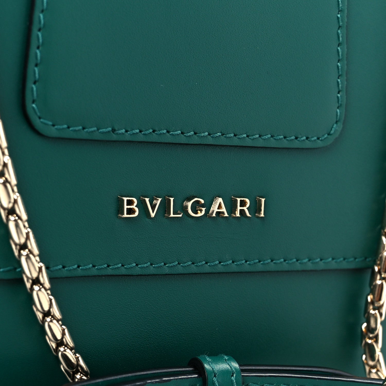 Bulgari Calfskin Serpenti Forever Top Handle Emerald Green 12 of 19