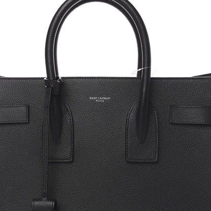 Saint Laurent Grained Calfskin Small Sac De Jour Black 6 of 8