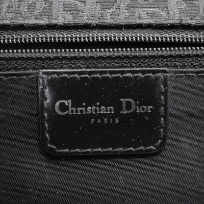 Christian Dior Leather D Trick Shoulder Bag Black and White 7 of 8