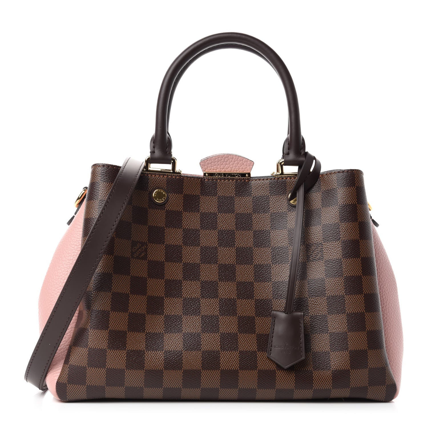Louis Vuitton Damier Ebene Cuir Taurillon Brittany Magnolia 1 of 10