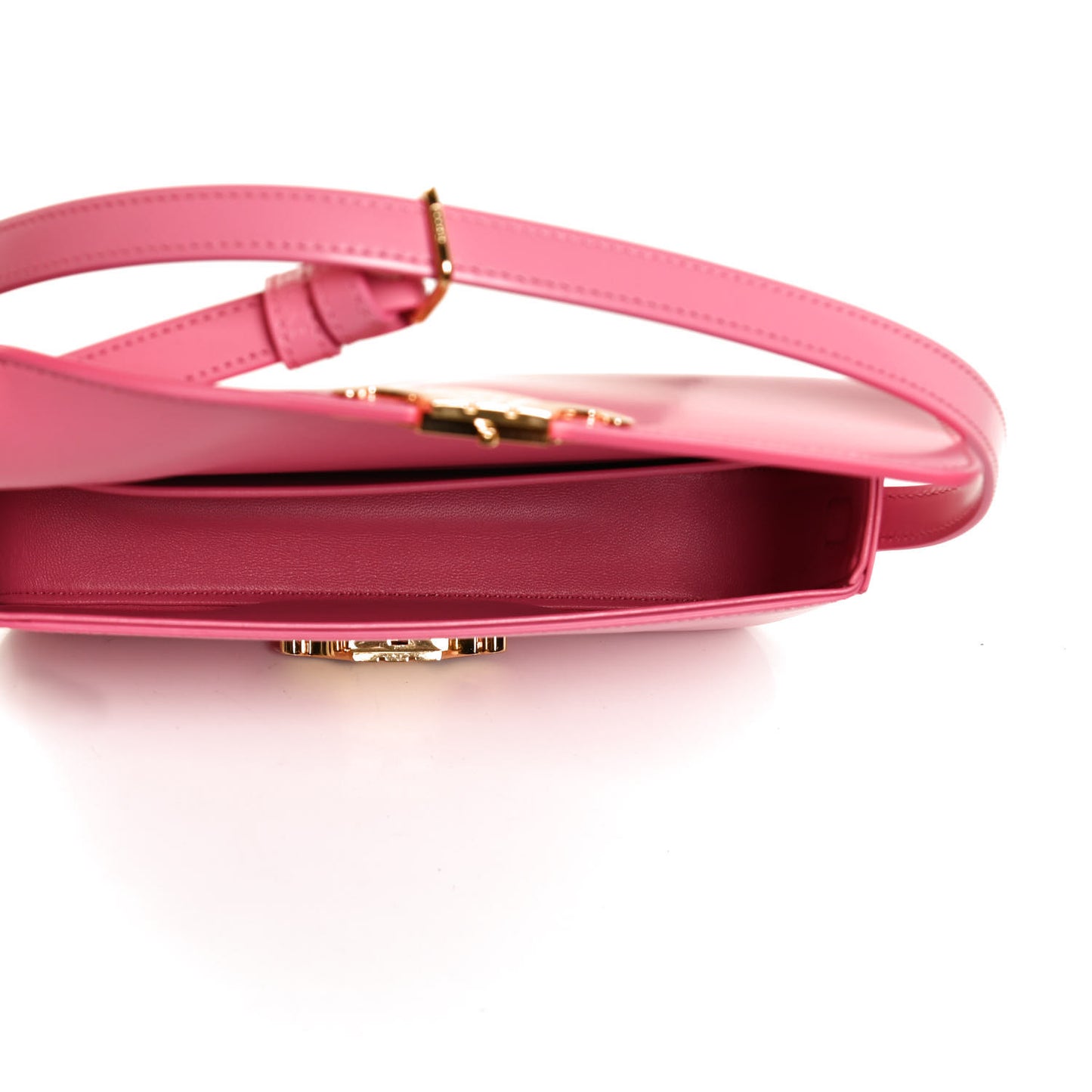 Shiny Calfskin Triomphe Flamingo