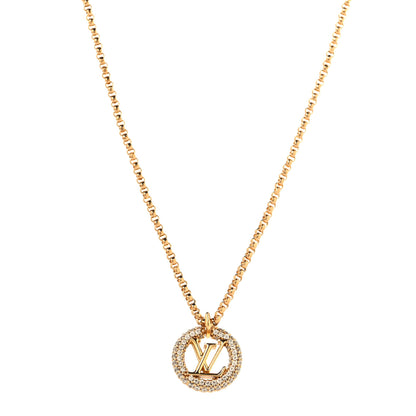 Louis Vuitton Metal Crystal Louise By Night Necklace 1 of 6