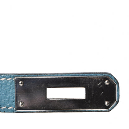 Hermes Togo Birkin 35 Blue Jean 26 of 38