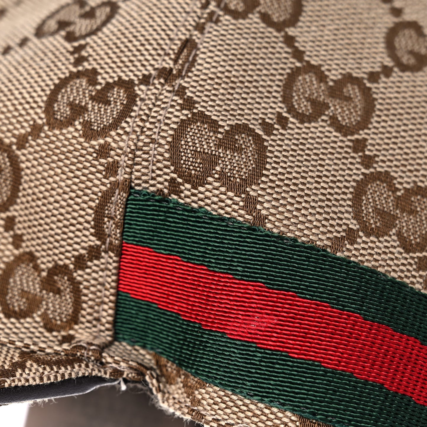 Monogram Web Baseball Hat L Beige Cocoa