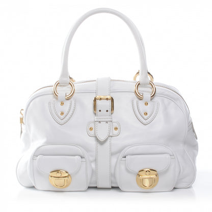 Marc Jacobs Leather Lola Satchel Ivory 1 of 8