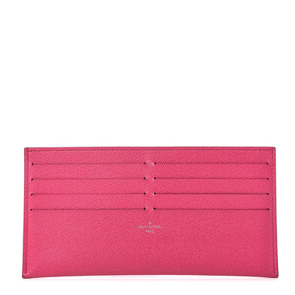 Louis Vuitton Calfskin Felicie Card Holder Insert Pink 1 of 5