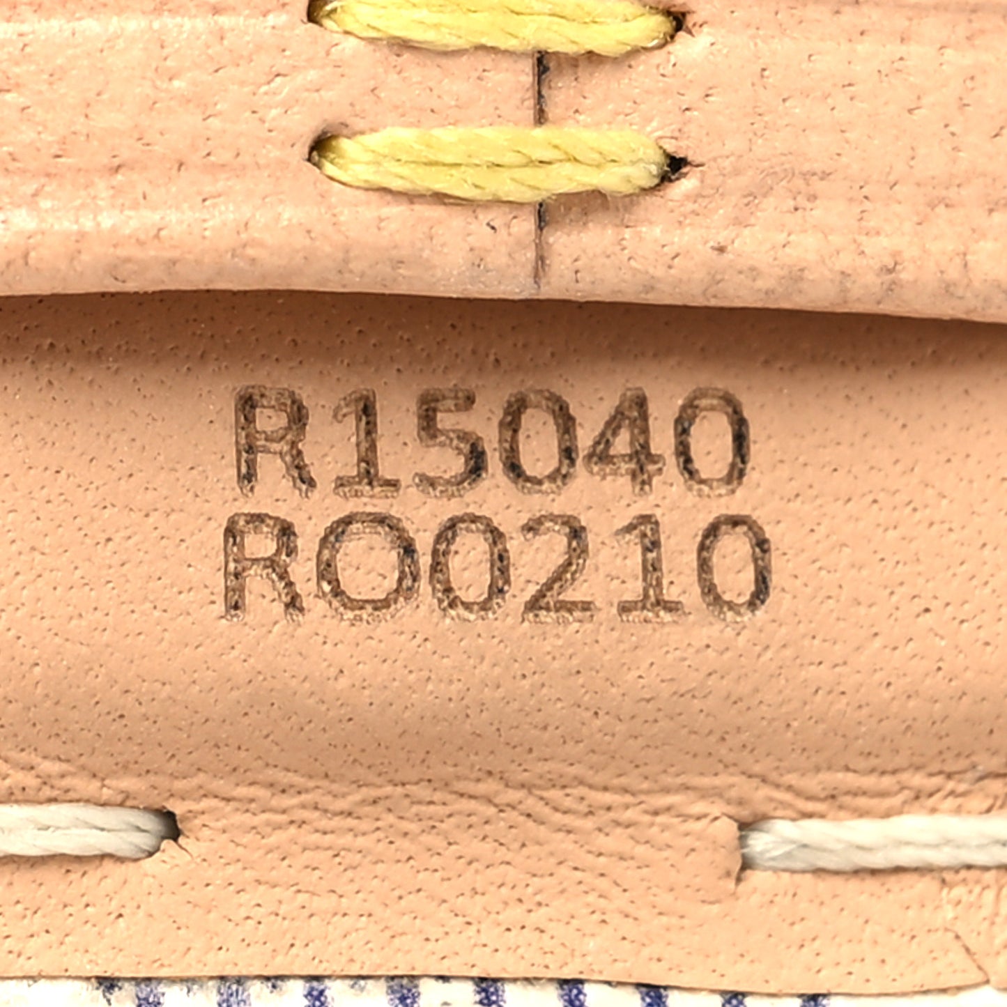 Nano Damier Azur Tambour 12mm Watch Strap