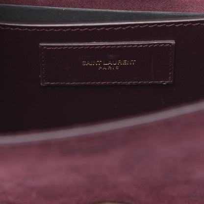Saint Laurent Suede Small Betty Burgundy 6 of 11