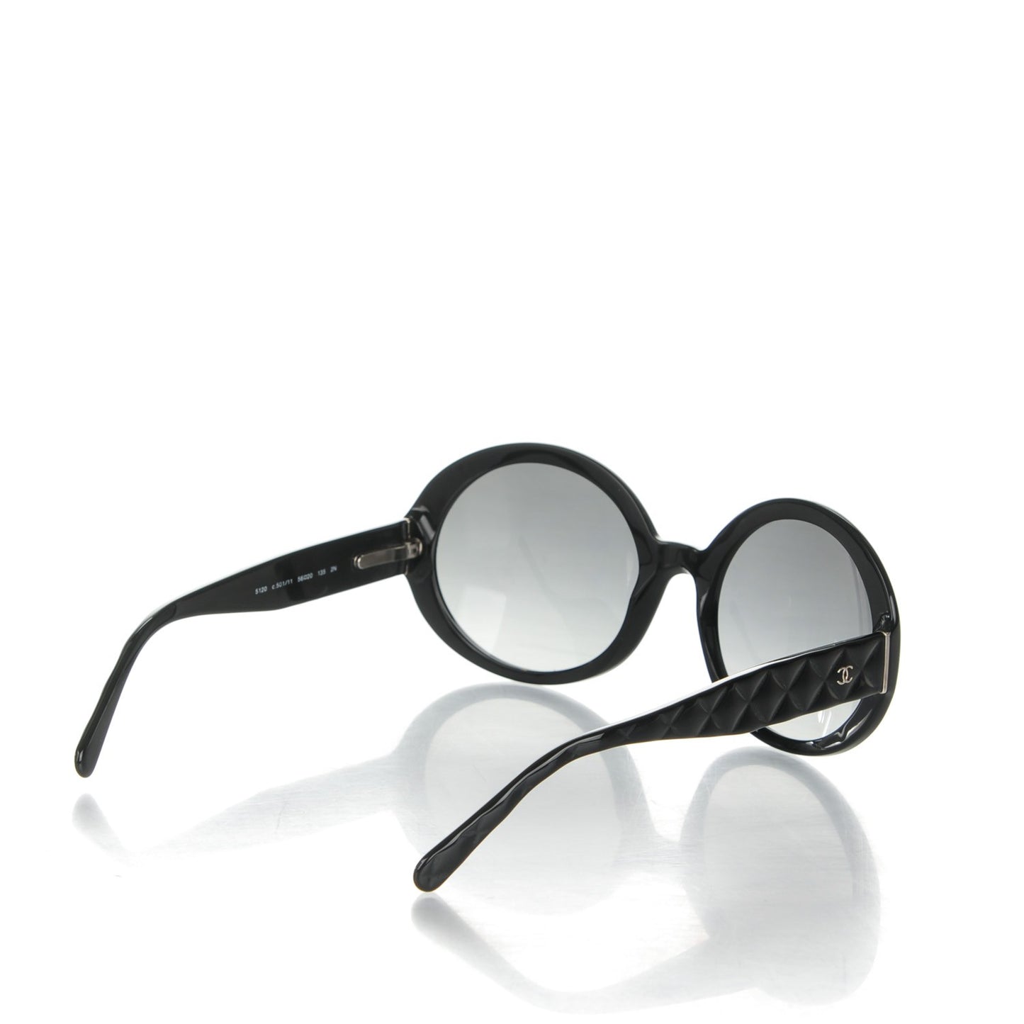 Quilted CC Mod Sunglasses 5120 Black