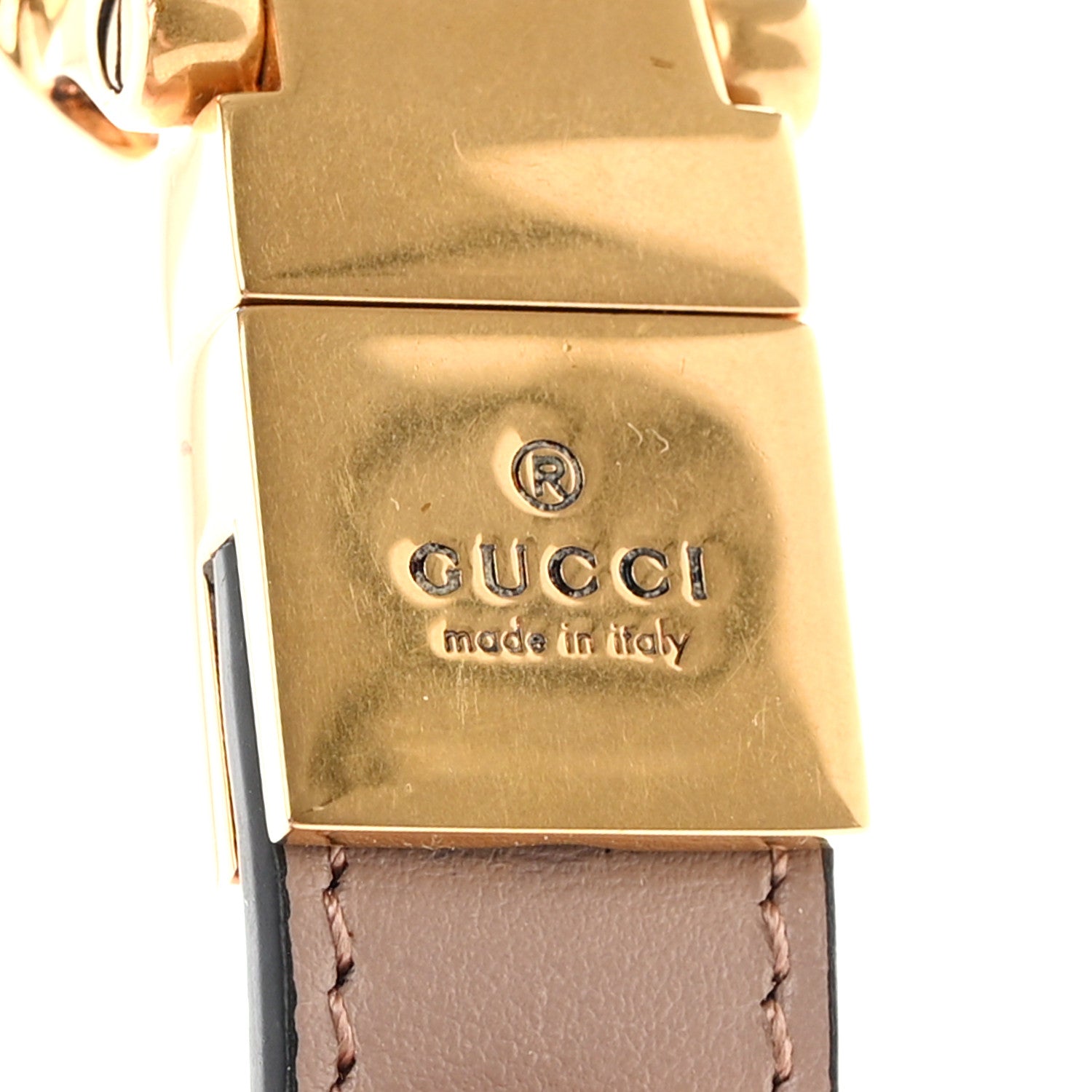 Gucci Plutone Calfskin Double G Reversible 20mm Belt 100 40 Porcelain Rose Black 3 of 6