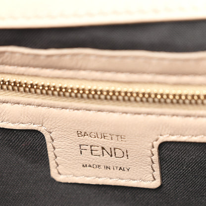 Fendi Nappa FF 1974 Embossed Baguette Camelia 6 of 10
