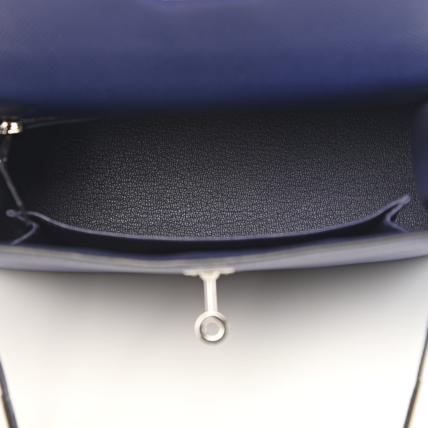 Hermes Epsom Kelly Sellier 25 Bleu Encre 4 of 10