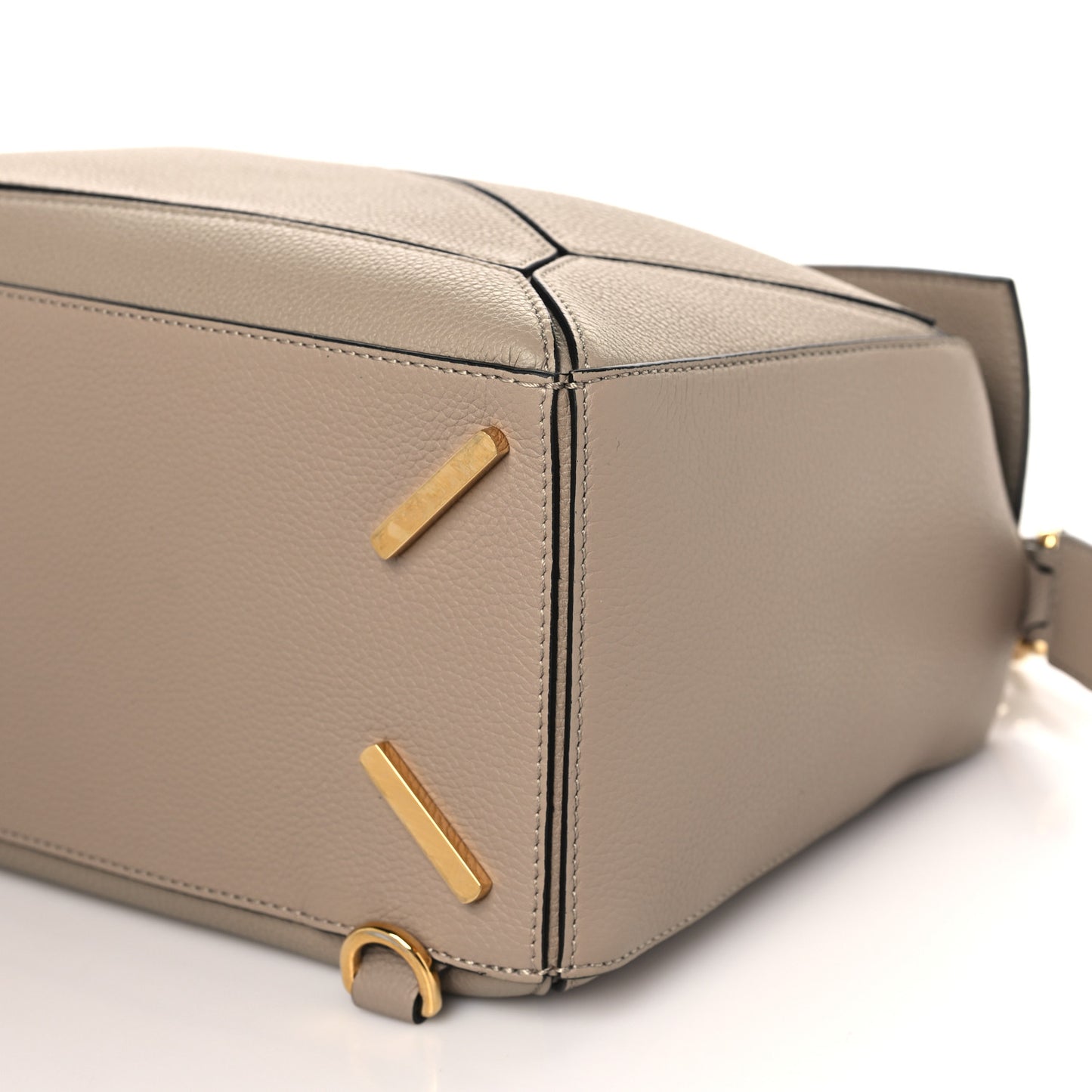 Calfskin Medium Puzzle Bag Sand
