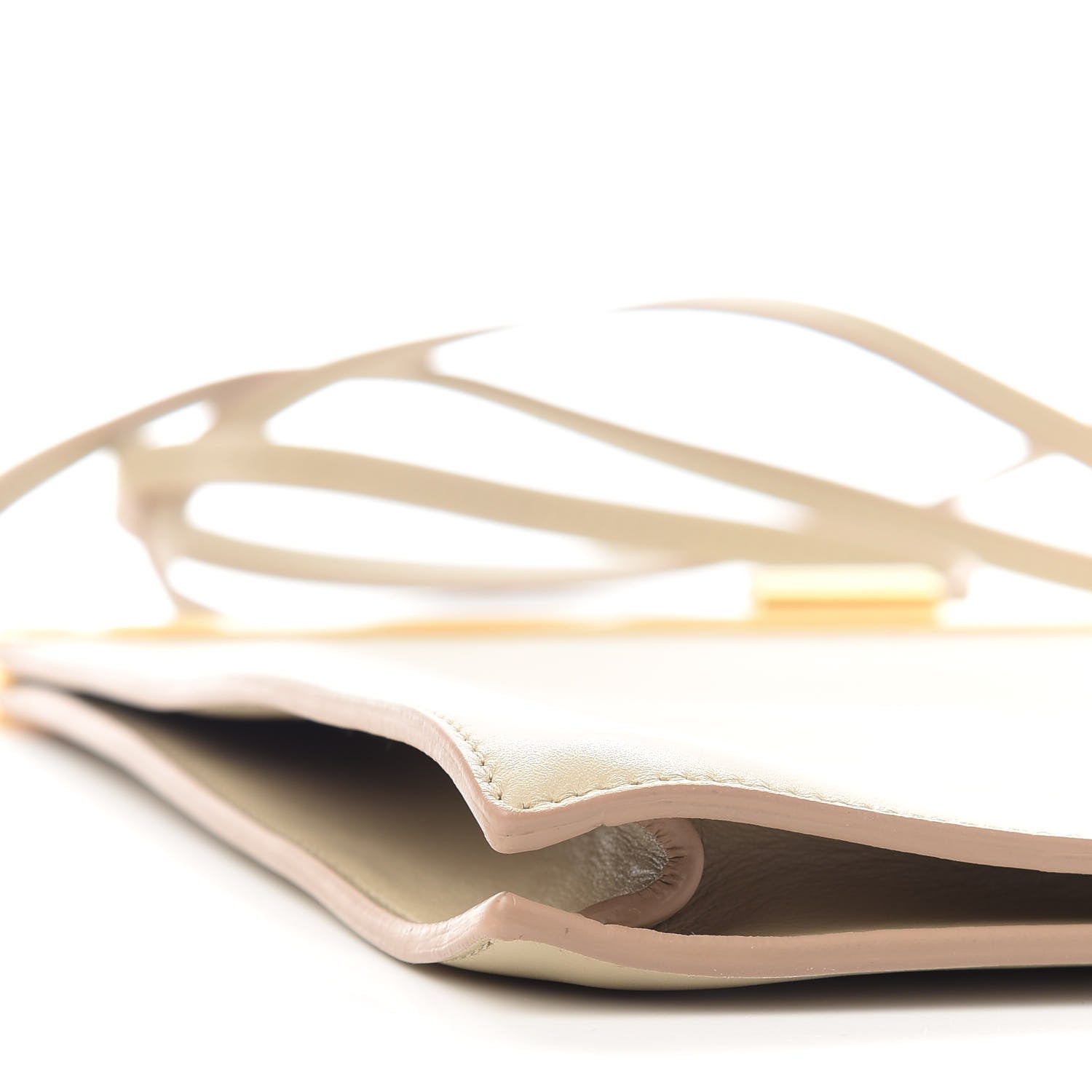 Celine Smooth Calfskin Mini Clasp Bag Beige 5 of 9