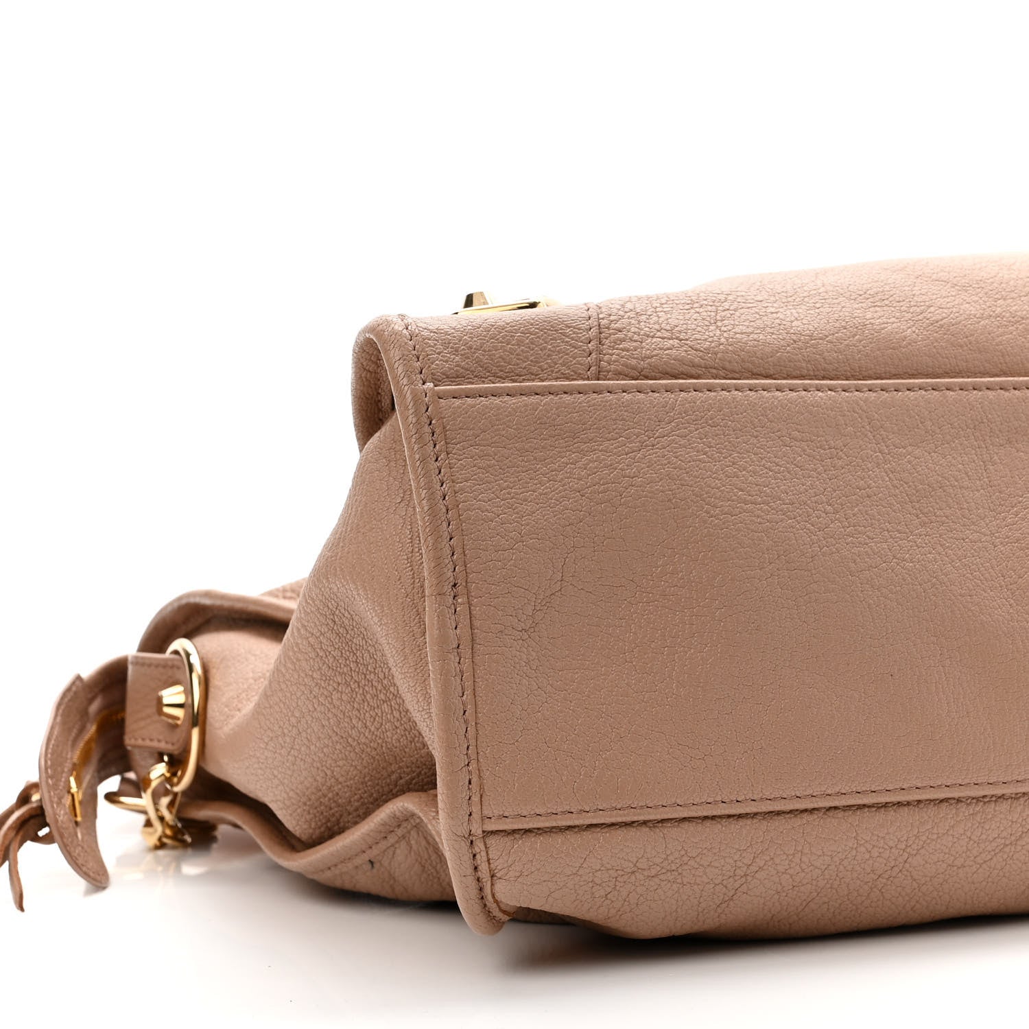 Balenciaga Chevre Gold Metallic Edge Hardware City Rose Des Sables 9 of 10