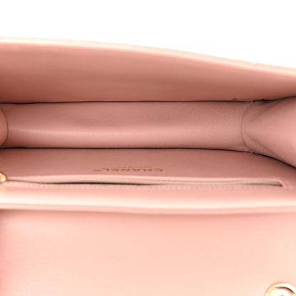 Chanel Sheepskin Quilted Mini Beauty Lock Flap Pink 4 of 9