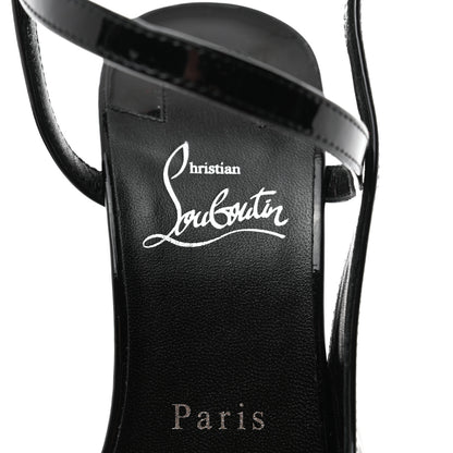 Christian Louboutin Patent Jenlove 100 Pumps 39.5 Black 6 of 8
