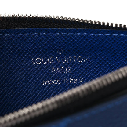 Louis Vuitton Monogram Taiga Coin Card Holder Cobalt 6 of 8