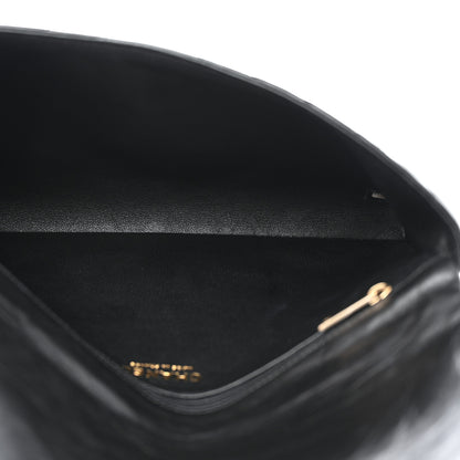 Chanel Aged Calfskin Chevron Quilted Reissue 2.55 Clutch Black 5 of 7
