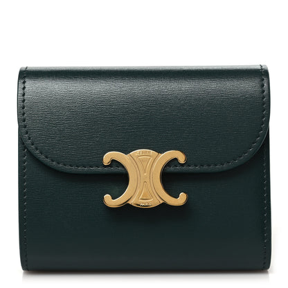 Celine Shiny Calfskin Small Triomphe Wallet Amazone 1 of 9