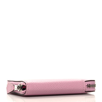 Hermes Epsom Azap Mini Wallet Mauve Sylvestre 4 of 9