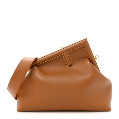 Fendi Shiny Nappa Medium Fendi First Caramello 1 of 14