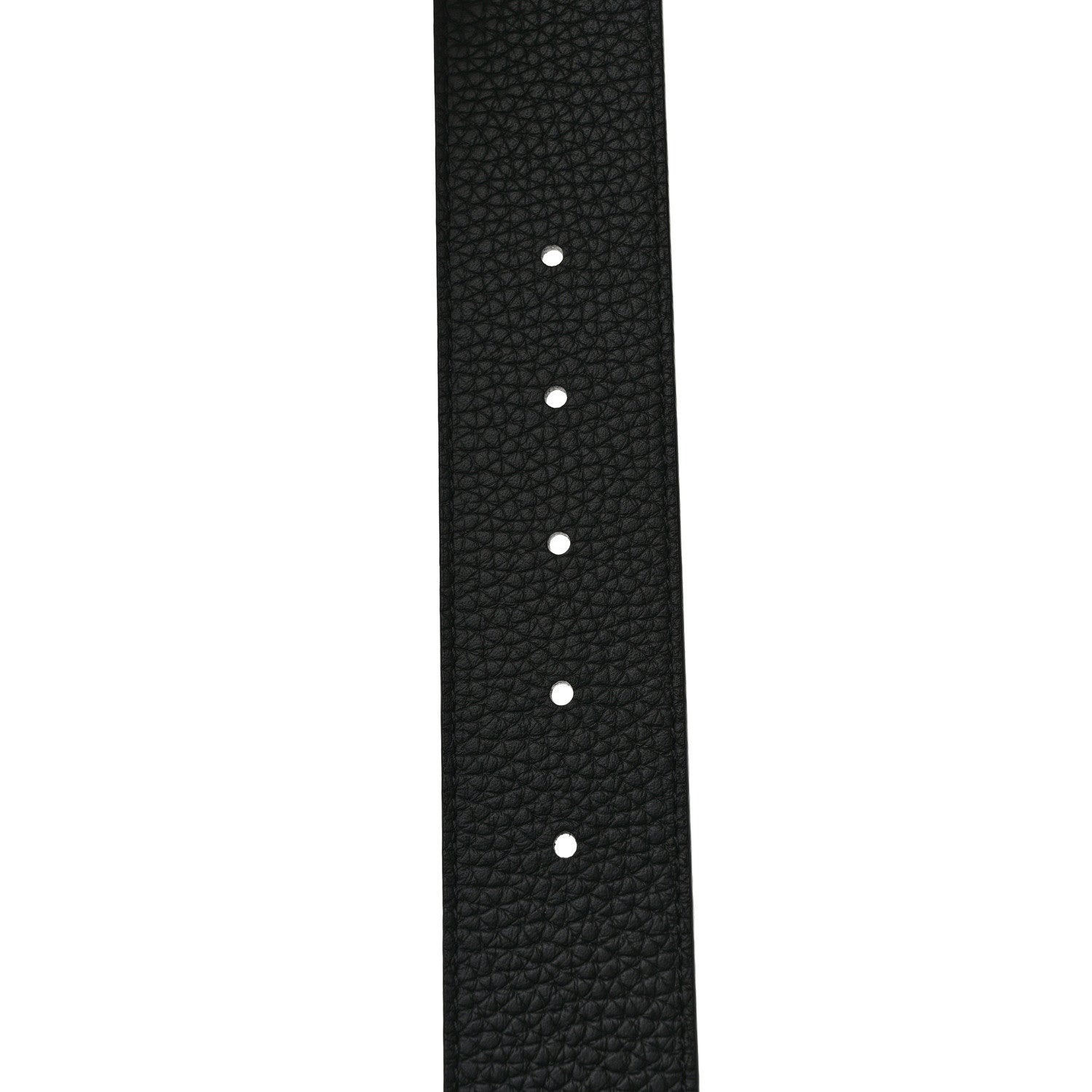 Louis Vuitton Taurillon Calfskin 30mm LV Initiales Reversible Belt 120 48 Black 4 of 4