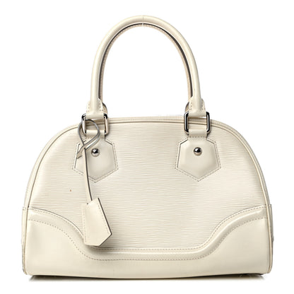 Louis Vuitton Epi Bowling Montaigne PM Ivory 1 of 5