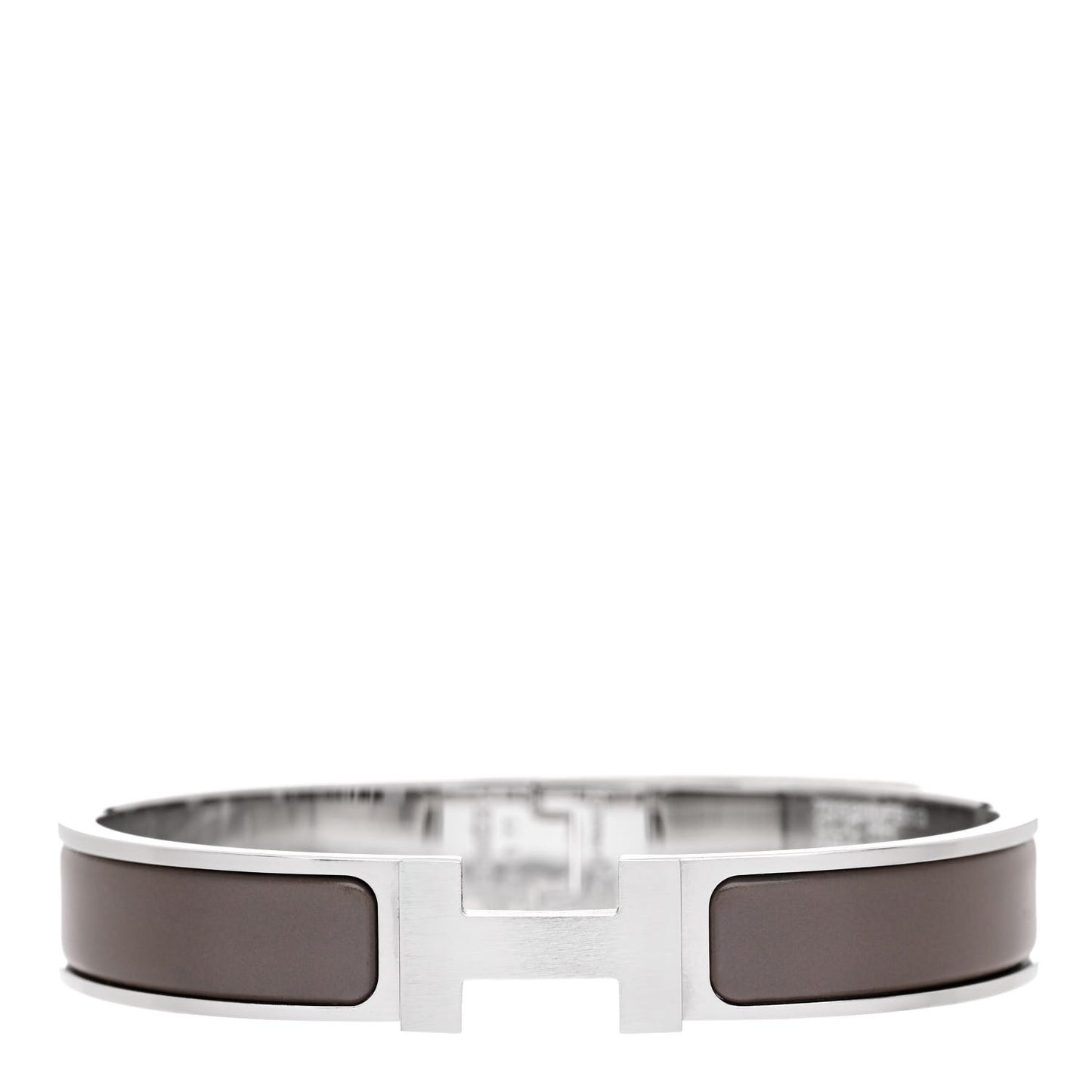 Matte Enamel Narrow Clic Clac HH Bracelet PM Etain