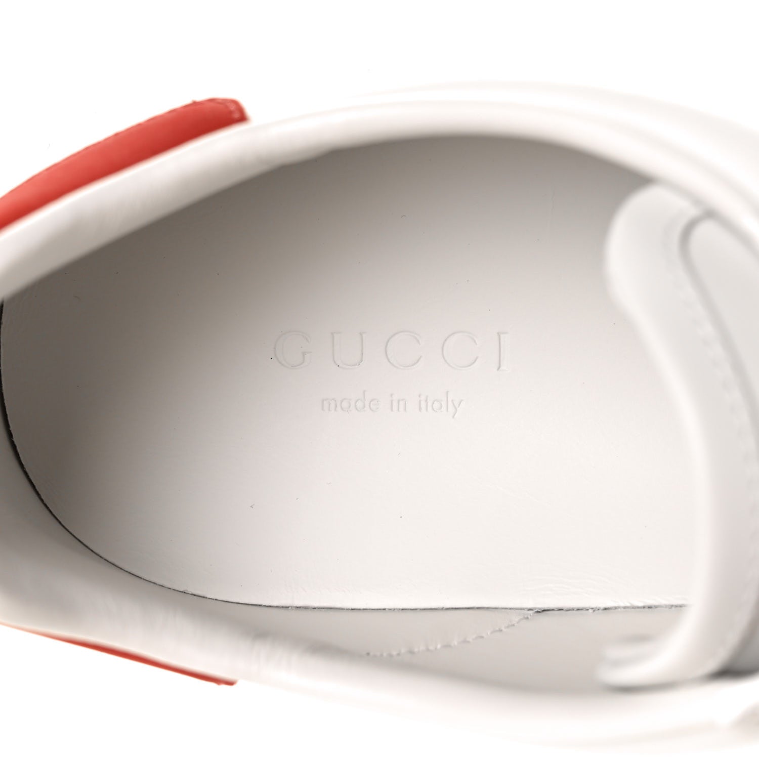 Gucci Calfskin Web Interlocking G Womens Ace Sneakers 38 White 9 of 9