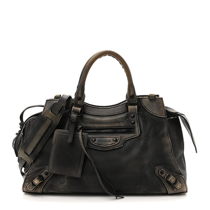 Balenciaga Used Calfskin Rust Hardware Neo Classic City Black 1 of 13