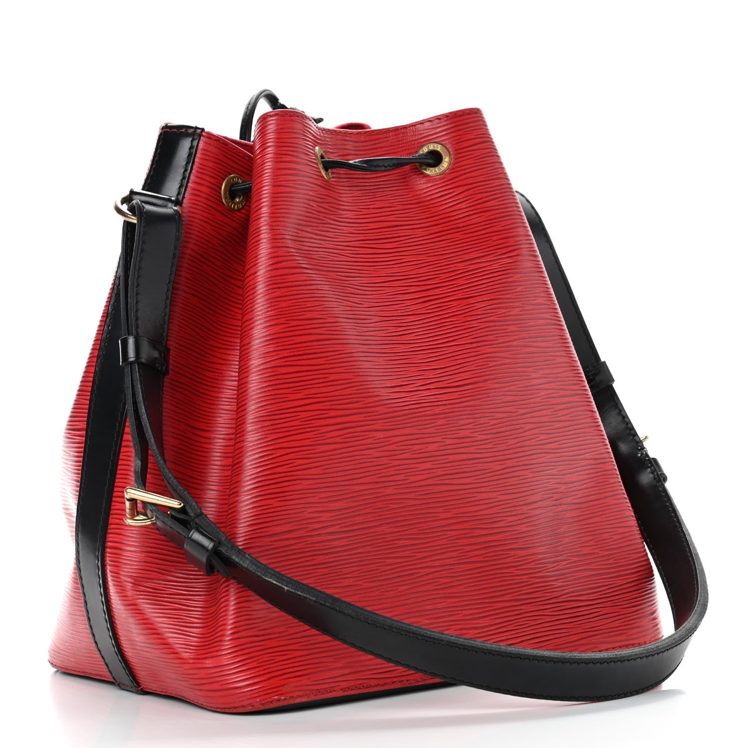 Louis Vuitton Epi Petit Noe Red Black 3 of 17